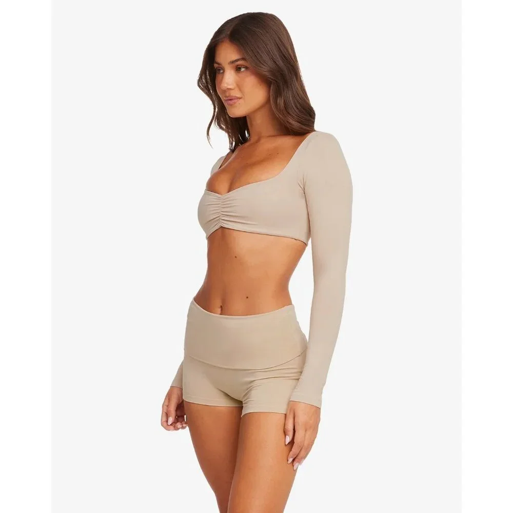 CSB Form Margo L/S Top Sz M Fawn - Picture 2 of 8